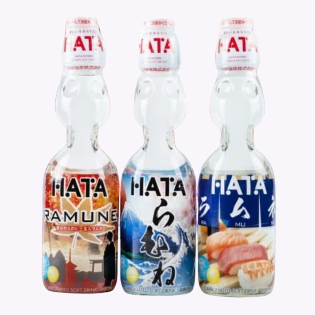 Hata Kosen Ramune Japan 5 Assorts of 3 200 ml (inkl. Pfand)