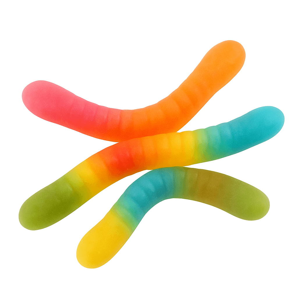 Crazy Rainbow Worms 250g (Halal) - Bild 3