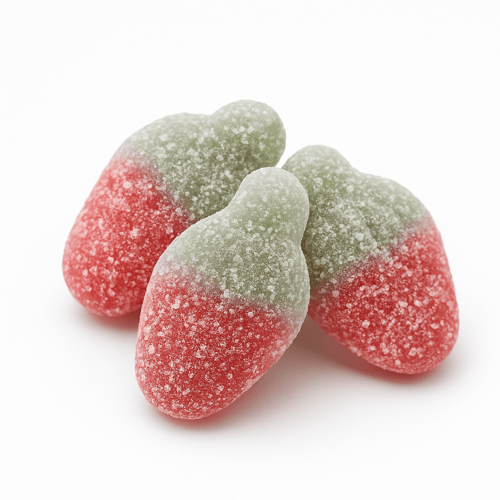 Mini Fizzy Strawberries 250g (Vegan) - Bild 3