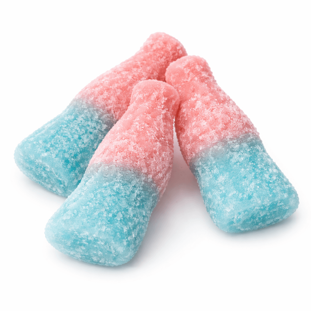 Sour Bubblegum Bottles 250g (Halal) - Bild 3