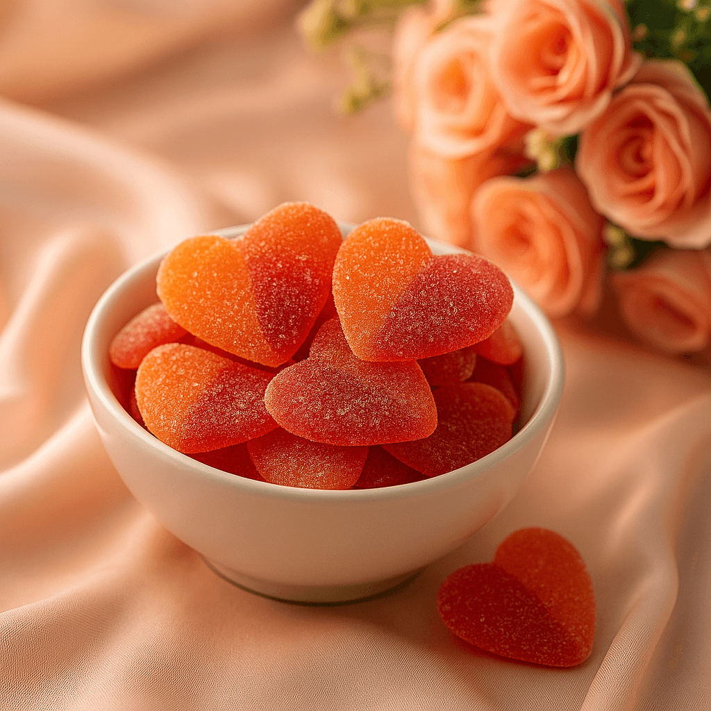 Juicy Peach Hearts 250g (Halal) - Bild 4