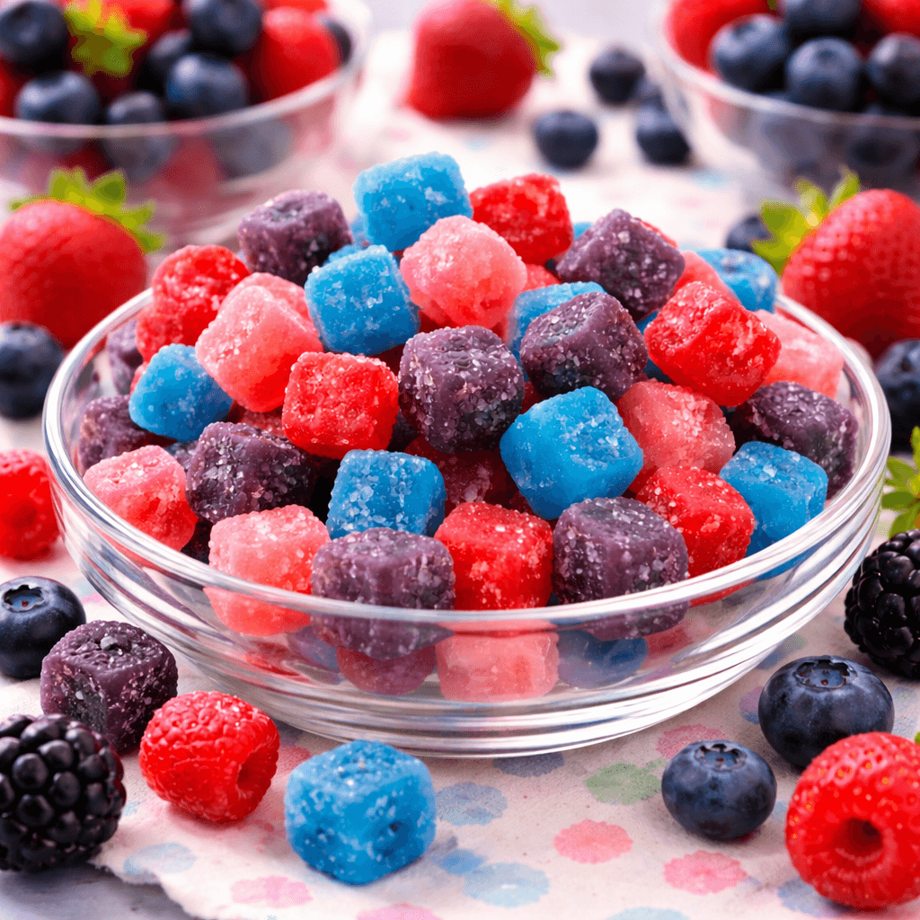 Sour Berry Cubes 250g (Vegan) - Bild 4