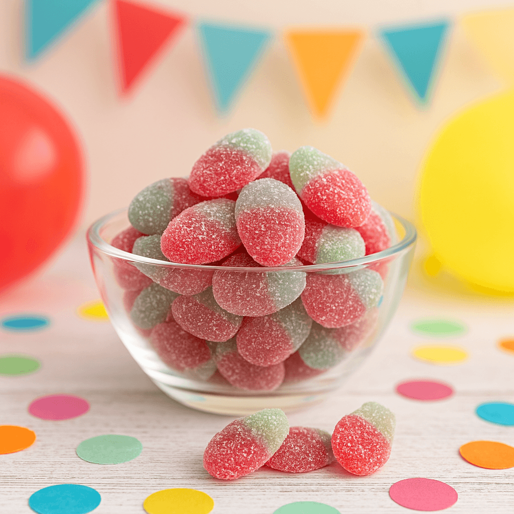 Mini Fizzy Strawberries 500g (Vegan) - Bild 4