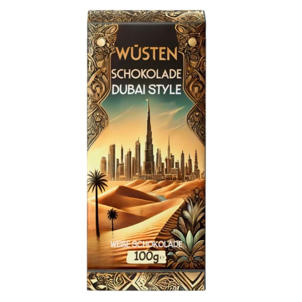 MHD Wüsten Schokolade Dubai Style Weiße Schokolade 100 g - Bild 2