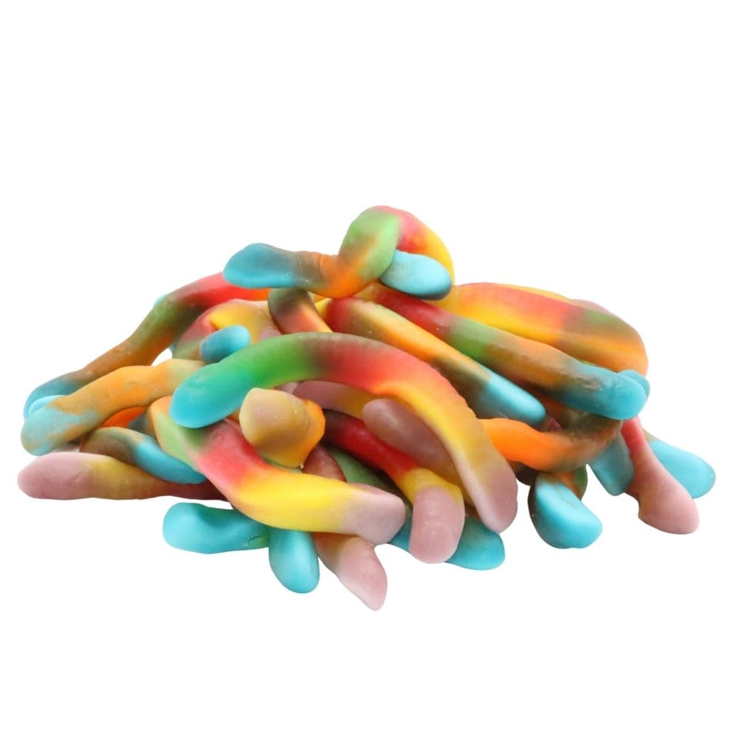 Crazy Rainbow Worms 250g (Halal)